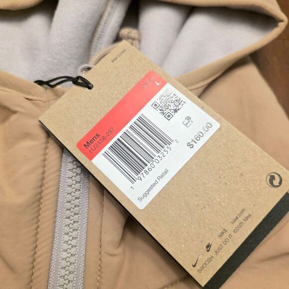 Nike ACG Wolf Tree Full-Zip Hooded Mid Layer Jacket Beige Grey HJ2458-297 Men L - Picture 6 of 6
